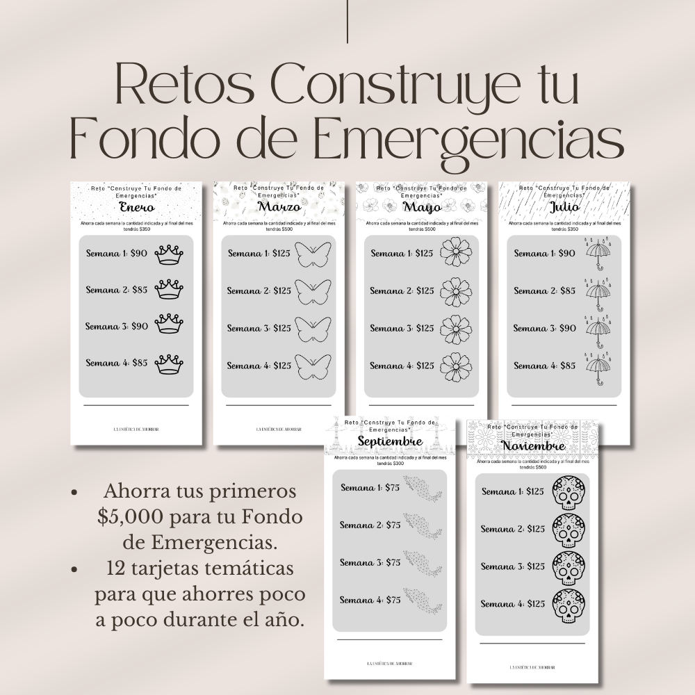 Retos Construye tu FONDO DE EMERGENCIAS