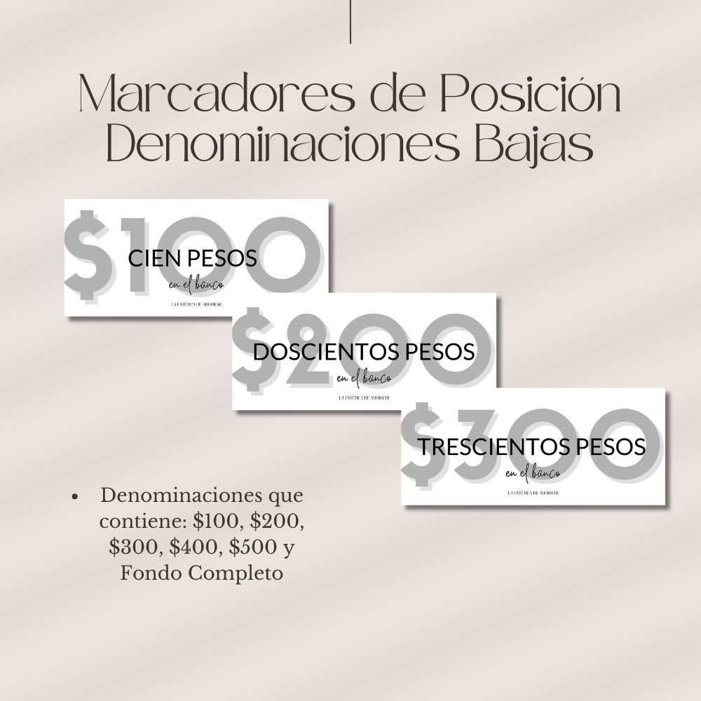 Marcadores de POSICIÓN PDF