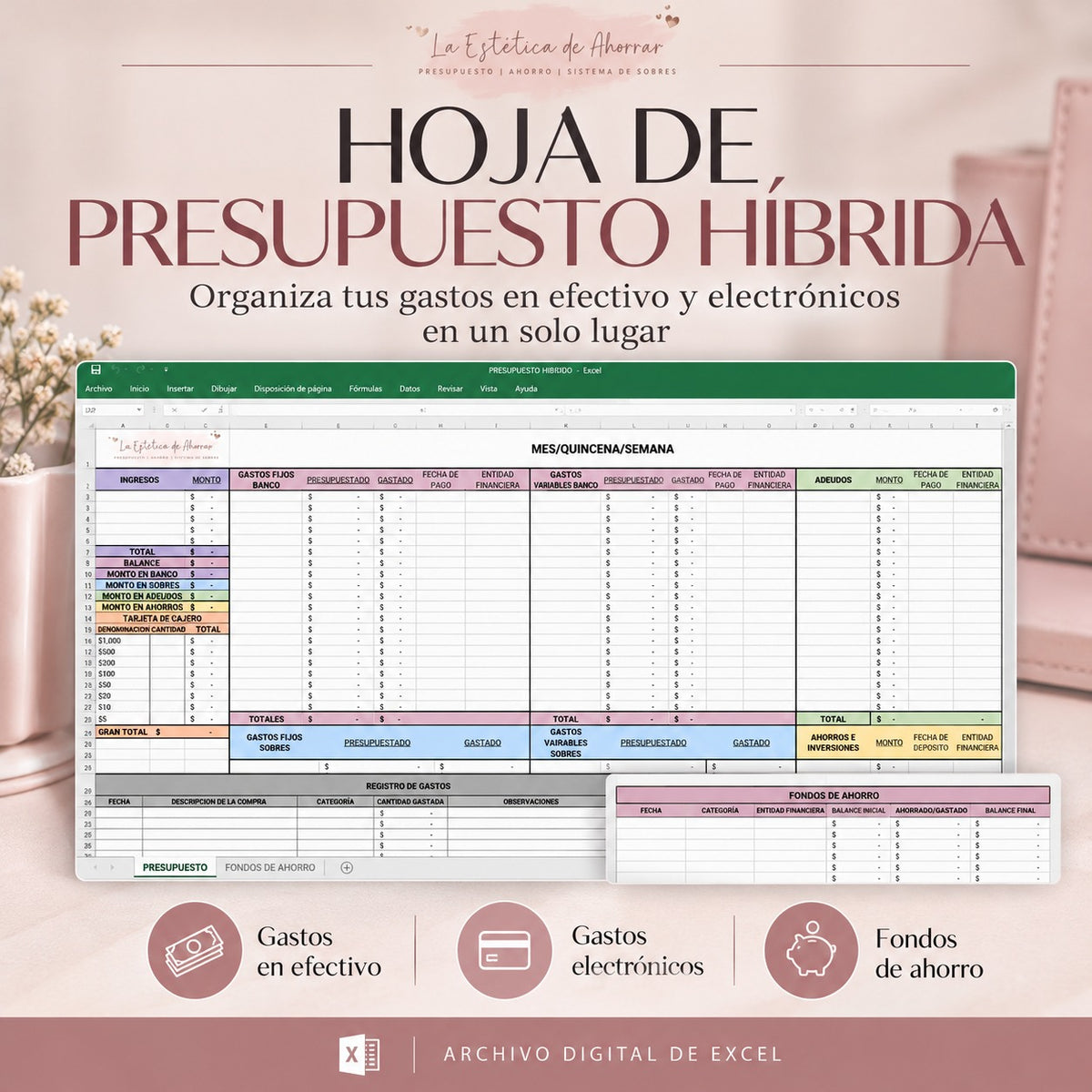 Hoja de PRESUPUESTO HÍBRIDA