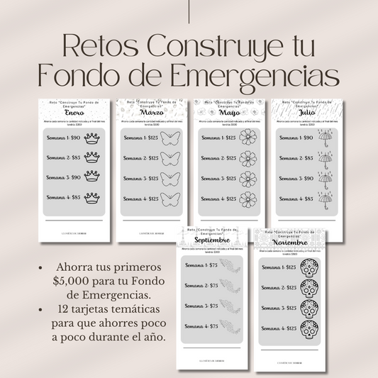 Retos Construye tu FONDO DE EMERGENCIAS