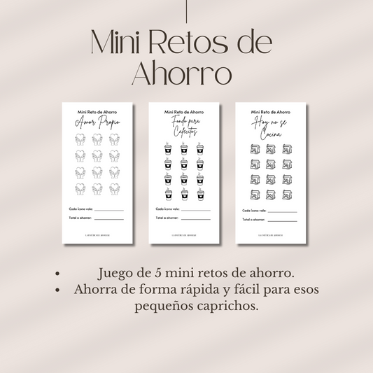 Mini Retos de AHORRO