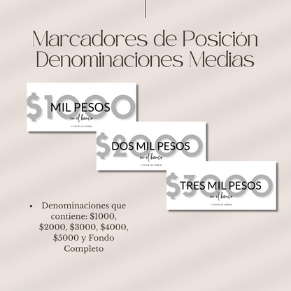 Marcadores de POSICIÓN PDF