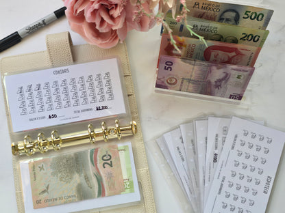 Juego de 10 Sobres DE RETOS DE AHORRO