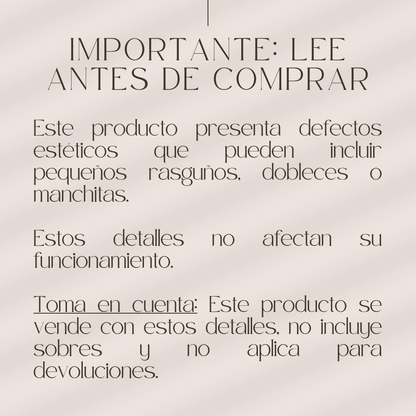 Cartera ROSÉ (Con defecto estético)
